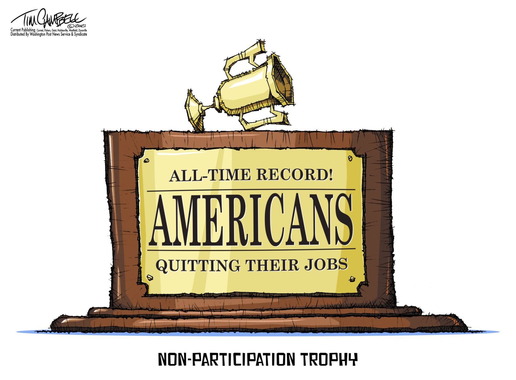 Tim Campbell cartoon